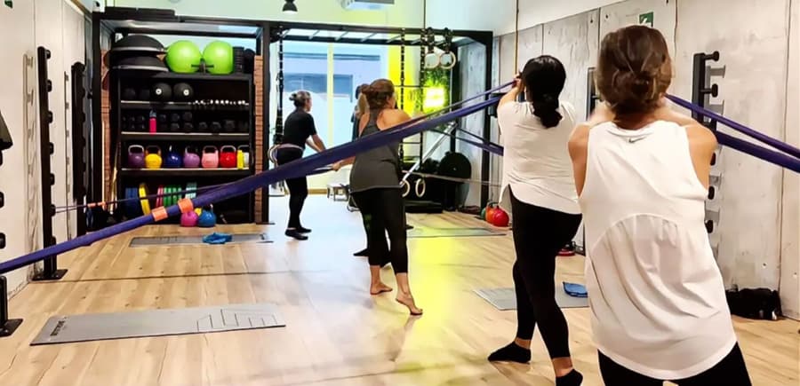 Entrenamiento grupal en A Coruña